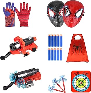 Superhero Spider Web String Launcher Slinging Toy Set, Includes 2 Web Sh...