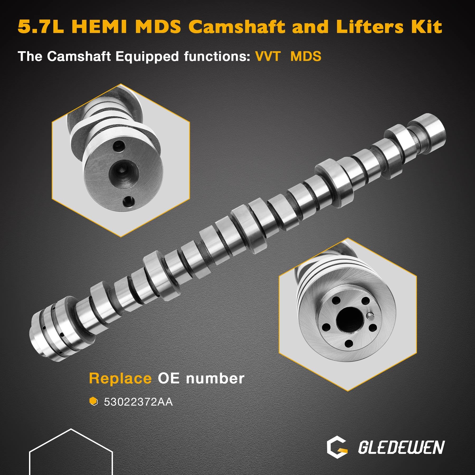 MDS 5.7L Hemi Camshaft Lifter Kit - Key Features