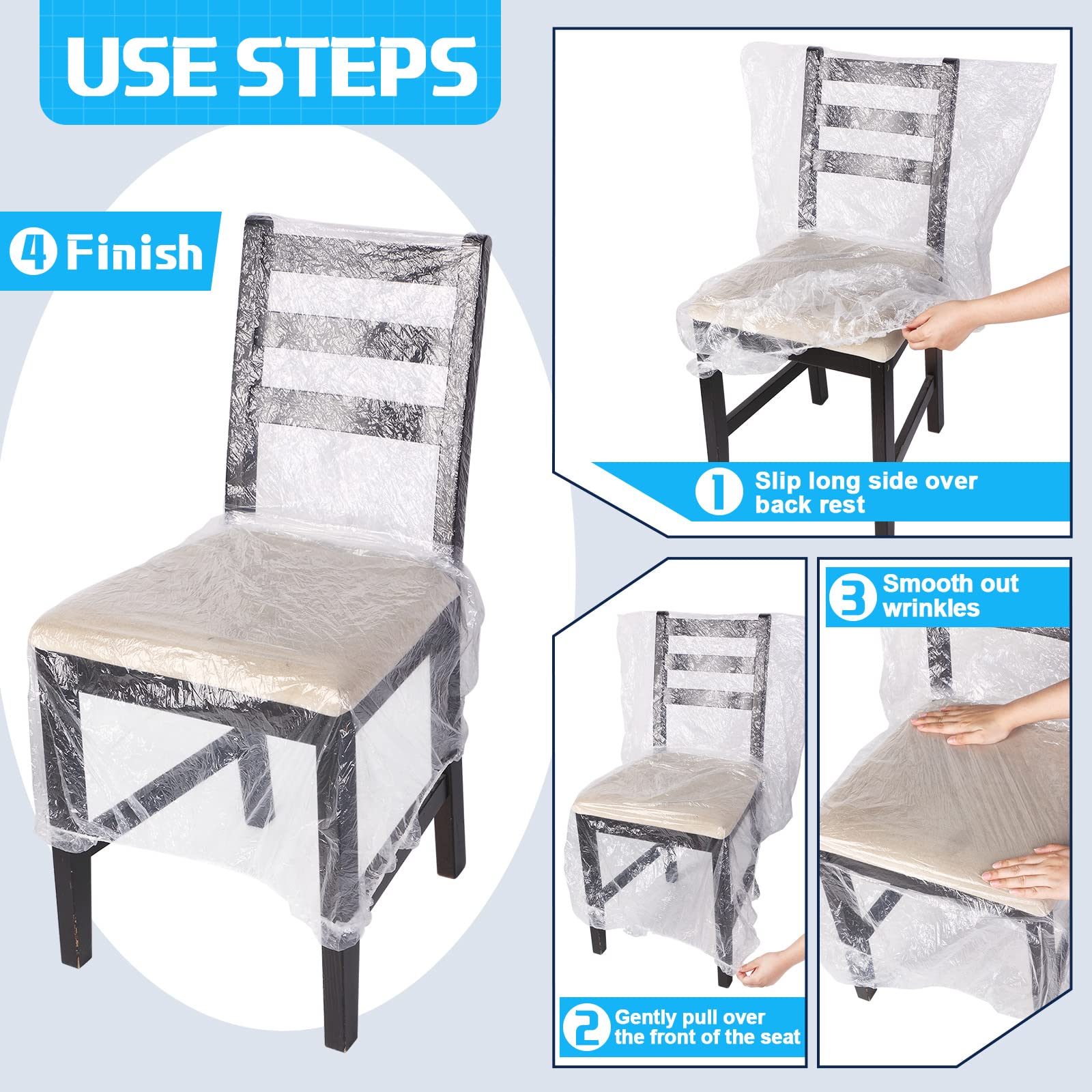 Clear Plastic Dining Room Chair Covers