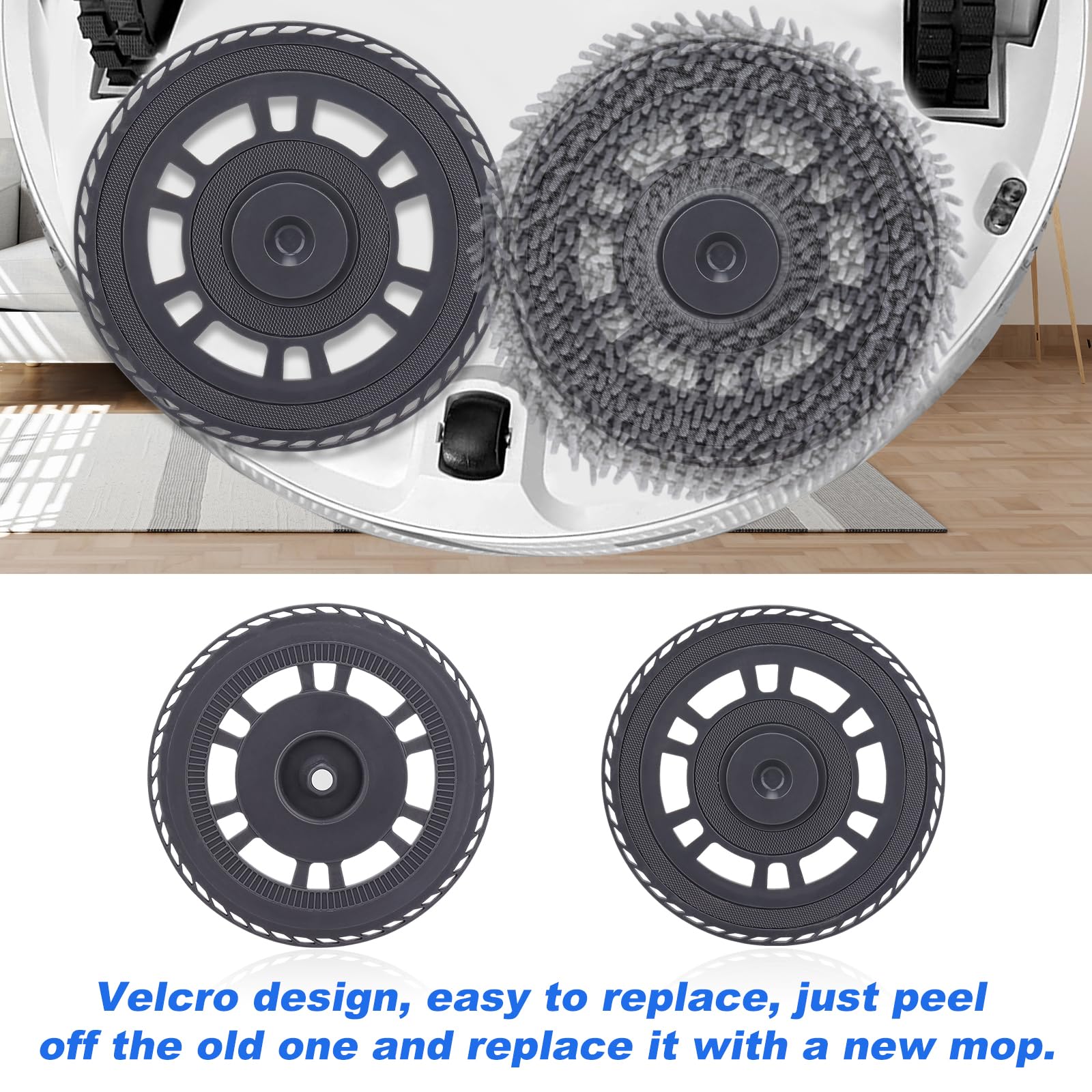 Lot De 2 Roues Avant Pour Robot Aspirateur Dreame – Compatible L10 Pro, L20 Ultra, L30 Ultra… – En Caoutchouc Durable