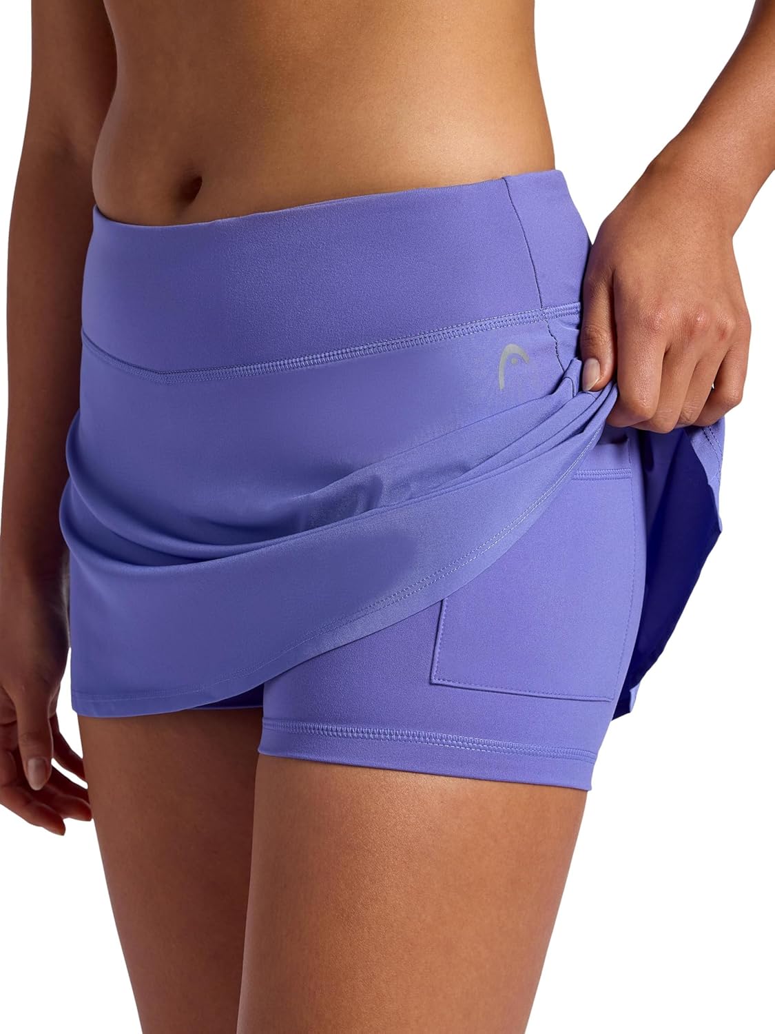 Head Women's Slice Skort, Standard Fit, 13” Inseam, Stretch Lightweight Fabric, Moisture-Wicking