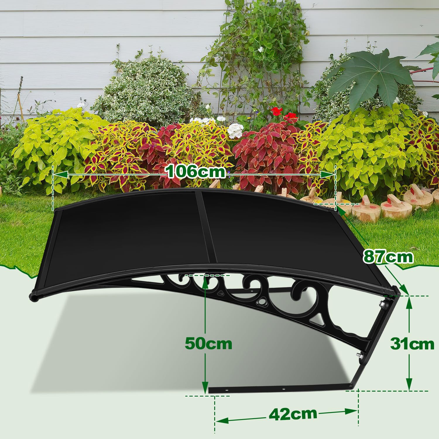 Robot cortacésped para garaje, cortacésped con tiras de esponja de espuma, 106 x 87 x 50 cm, protección contra la lluvia, el granizo y los rayos UV