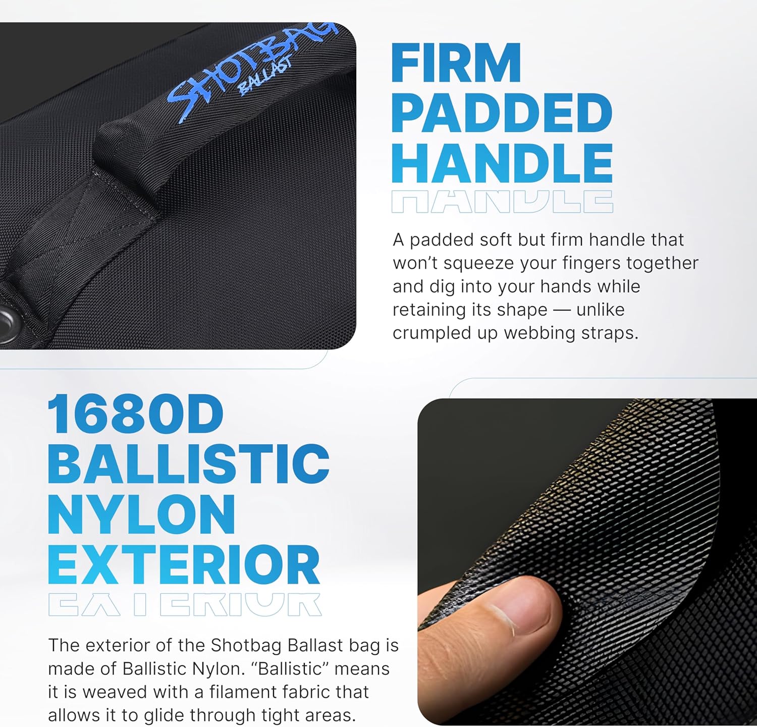 Bag for Wake Surfing, or Wakeboarding, Boat Weight Bags for Boosting Wake, Prefilled With Fine Recycled Steel Shot, Easy to Handle – 5 Year Warranty (Sizes 25lb or 50) (Grommet, 25 LB)