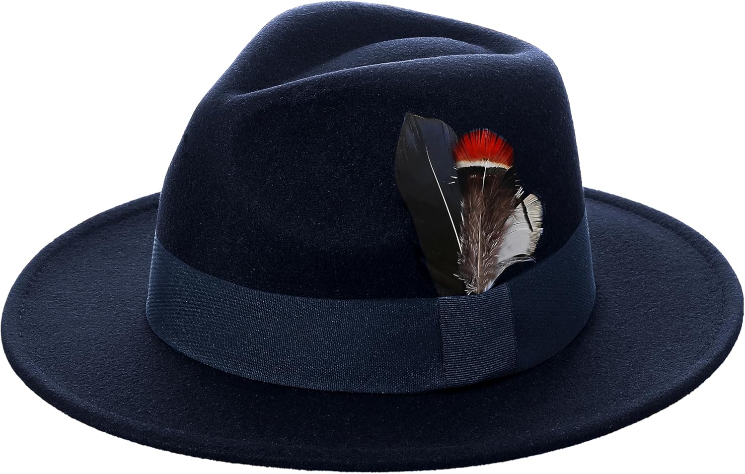 BABEYOND Fedora Hats Cap for Men Women Wide Brim Hat 1920s Gatsby Panama Costume Accessories