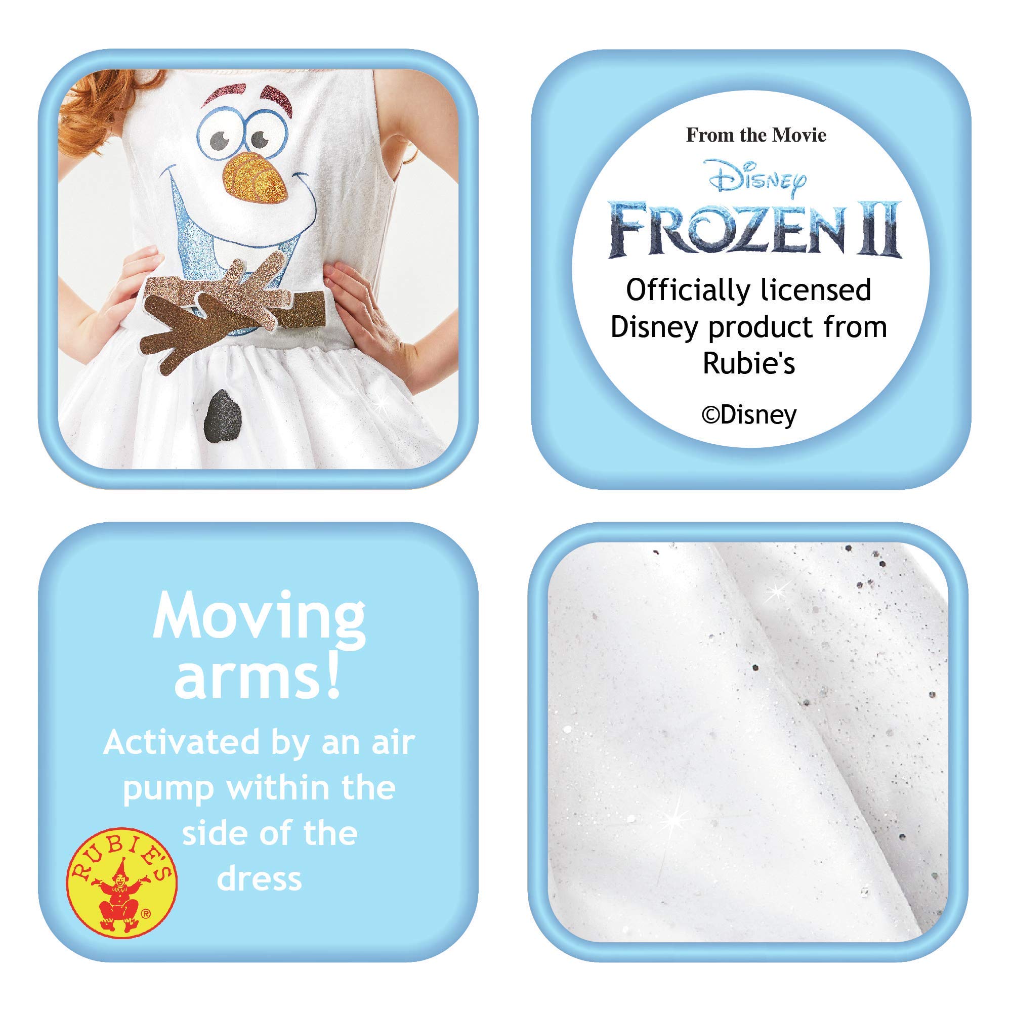 Rubie's Costume officiel Disney La Reine des Neiges 2 Olaf Air Motion pour enfant