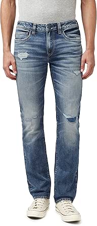Buffalo David Bitton Men's Straight Six Jeans