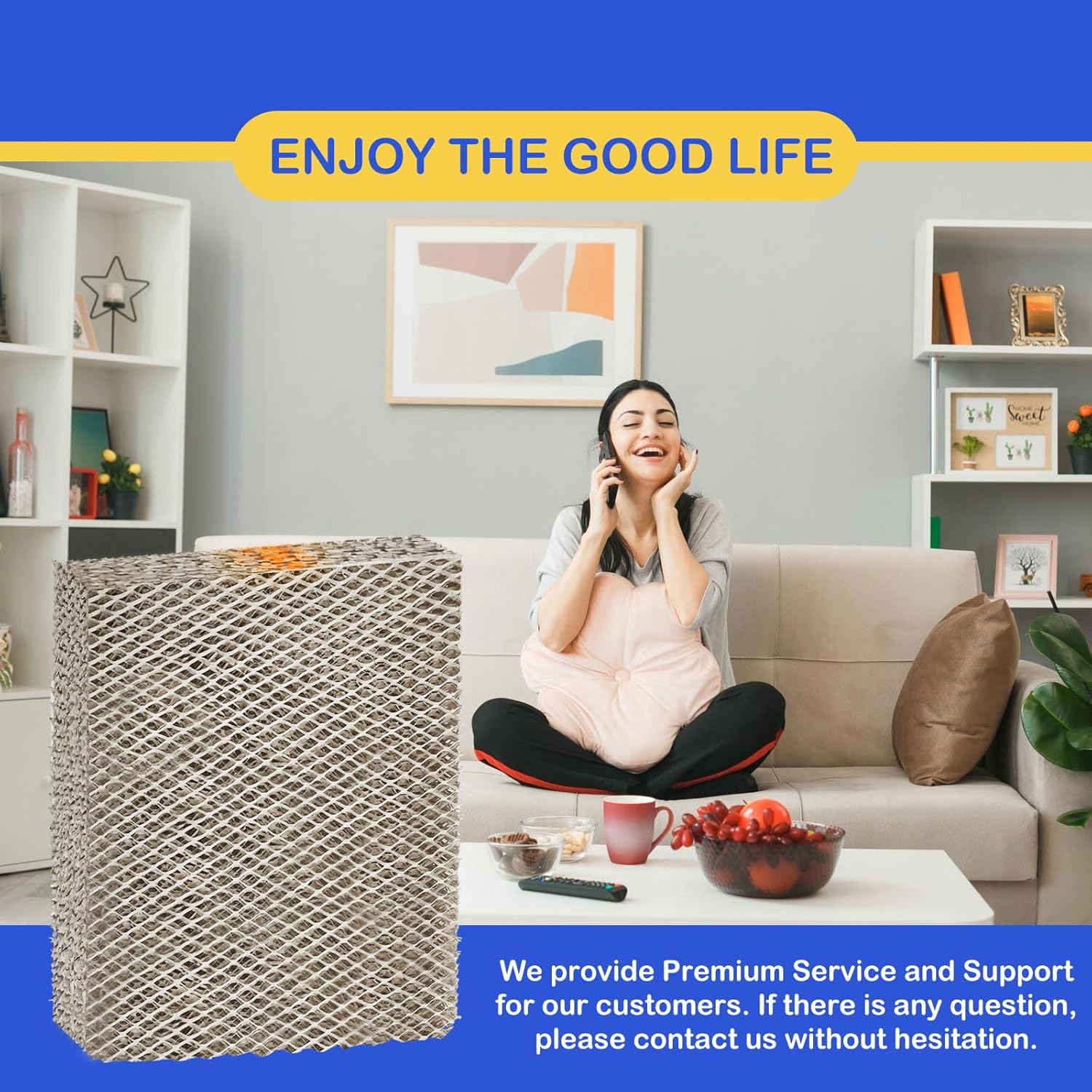 35 Water Panel Humidifier Filter Replacement Comapatible with Whole-House Humidifier Models 350, 360, 560, 560A, 568, 600, 600A, 600M, 700, 700A, 700M, 760, 760A, 768 (Pack of 4)