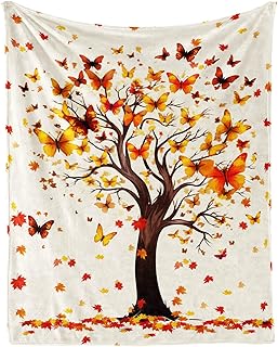 CaomeiWu Butterfly Throw Blanket, 50