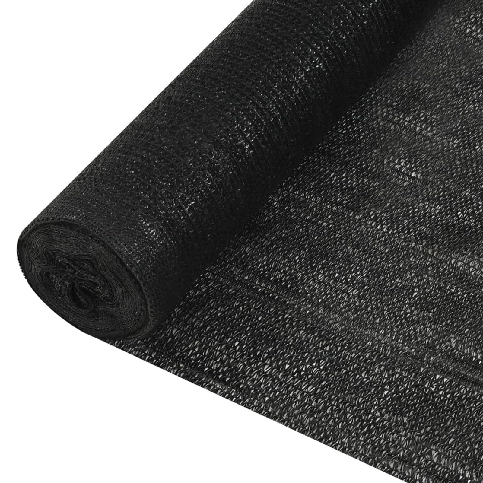 ZEYUAN Filet Brise-Vue Noir 1,5x50 m PEHD 195 g/m²,Résistant Aux UV,Filet Brise-Vue,Brise-Vue Et Pare-Soleil pour Balcon