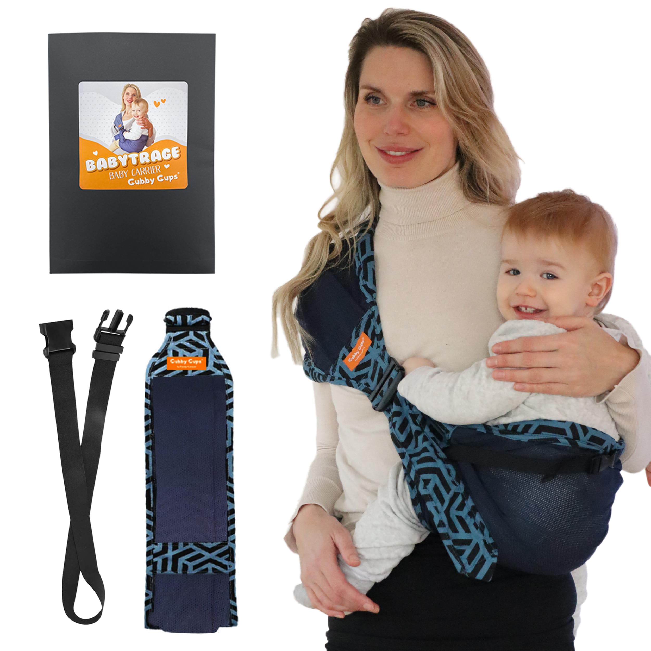 familiar × Bibiy. HAND STRAP GUBBY GUPS Ergonomiczne, praktyczne nosidełko dla niemowląt