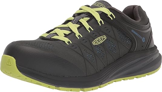 KEEN UTILITY VISTA ENERGY キーン 安全靴 26cm Men's Waterproof Work Sneakers | Vapor Black | KEEN Footwear