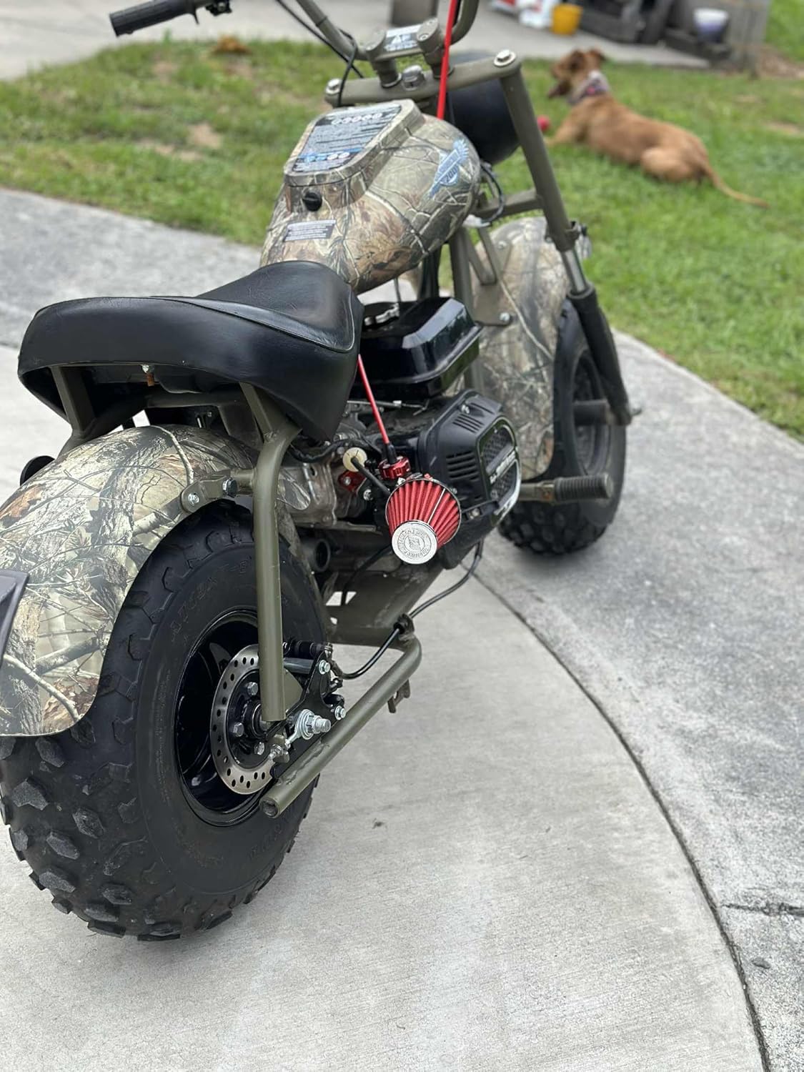 JMCHstore Rear Rim Disc Hydraulic Brake Kit for Baja Massimo MB200, Baja Heat, Mini Baja, Baja warrior, Baja Carbon 6.5 196cc Mini bike