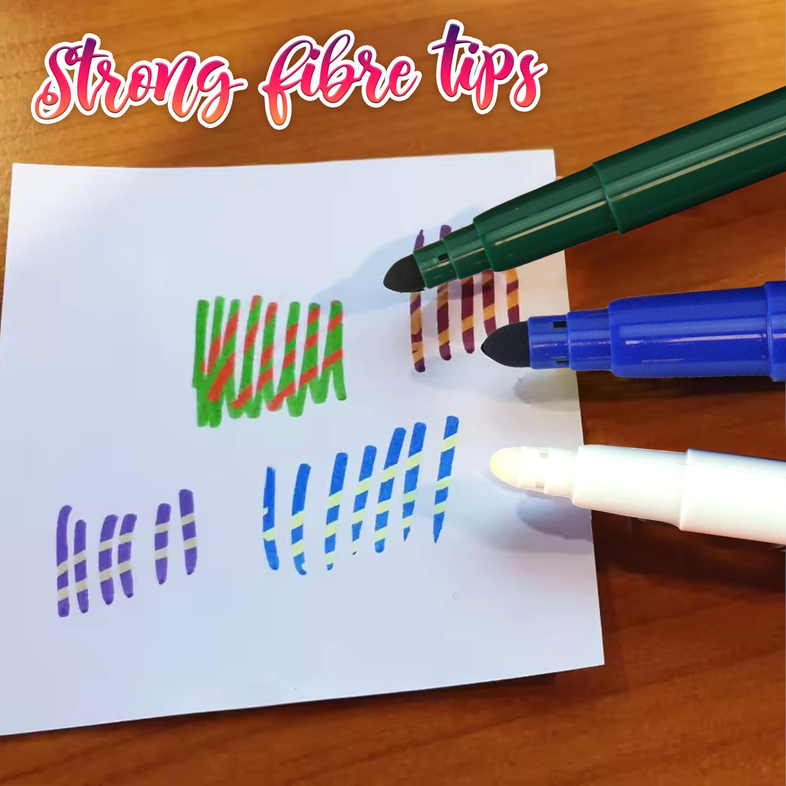 Kit di pennarelli da colorare 64 pezzi, custodia per disegno per bambini, set d'arte, astuccio per cancelleria, scatola per matite, matite colorate, penne acquerello, regalo per 3-9 anni (gatto