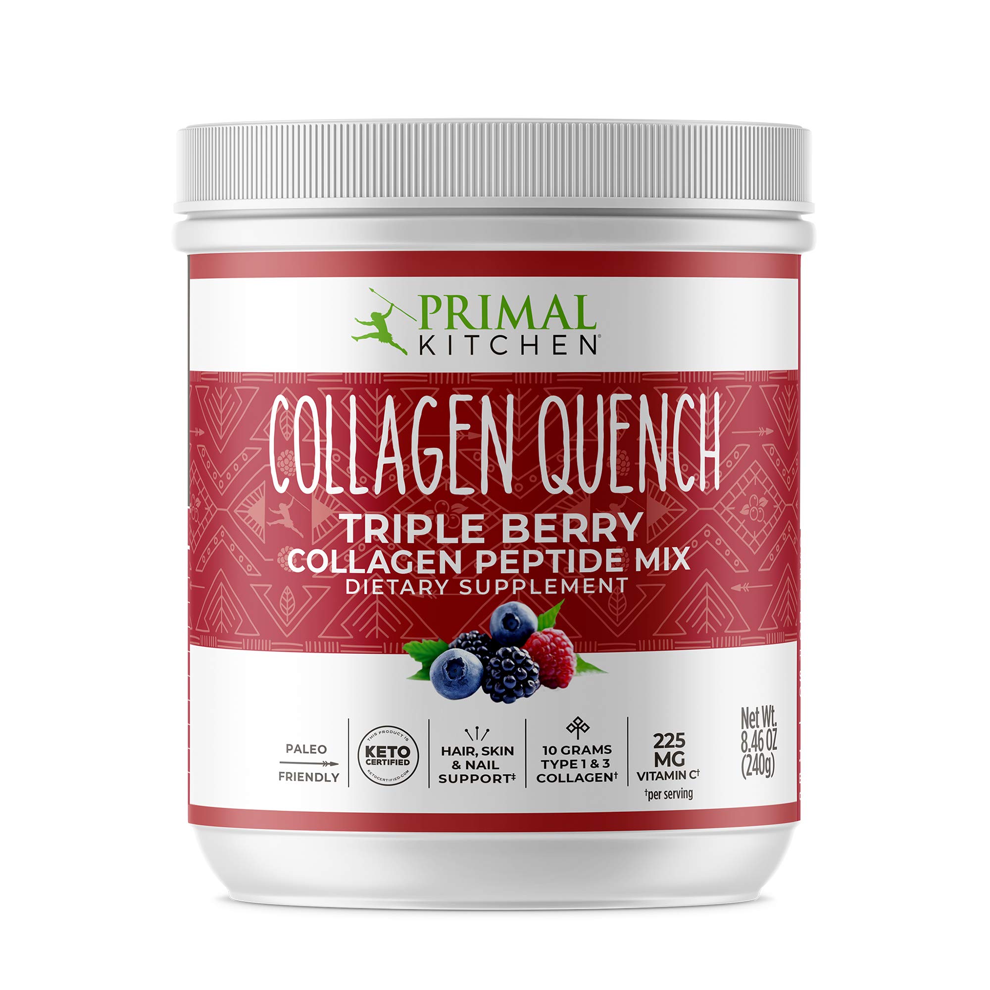 Primal Kitchen Collagen Quench - Triple Berry (8.46 oz)
