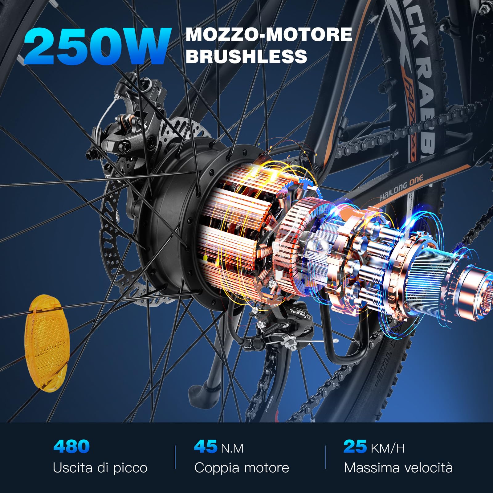 Fafrees Bici Elettrica 26" Mountain Bike Elettrica 21 Velocità Batteria Rimovibile 36V13.5Ah EBike Uomo Donna Adulti con Pedalata Assistita, Freni a Disco Meccanici, Autonomia di 80-100km