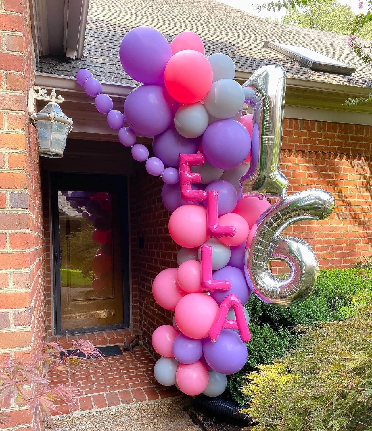 40 Inch Silver 16 Number Balloons Giant 16 or 61 Balloons Silver Birthday 16 Balloons 16th Birthday Anniversary Party Decorations Supplies - Image 4