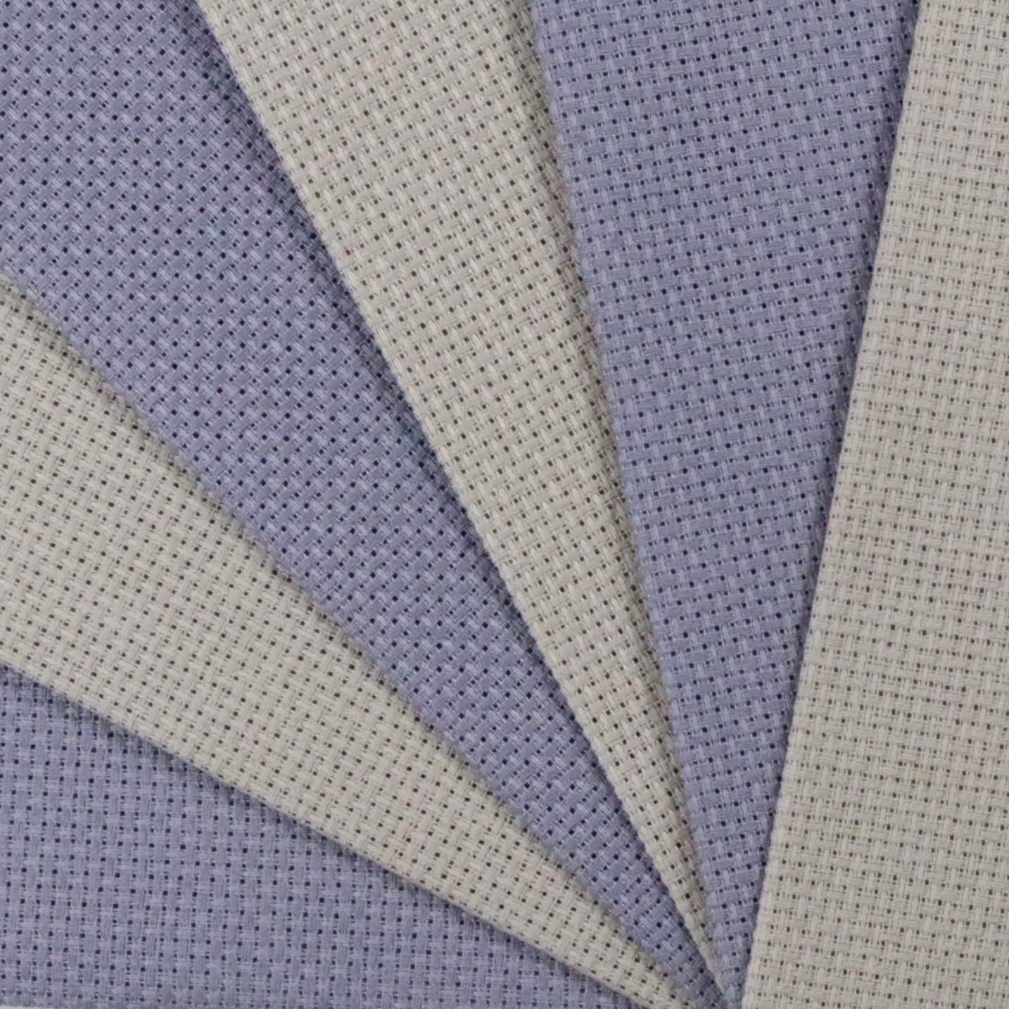 KCS 4/6 pc of 12" x 18"(30cmx45cm) 16 Count Cotton Aida Cloth Cross Stitch Fabric (6 pc,Pearl Grey+Light Steel Grey)