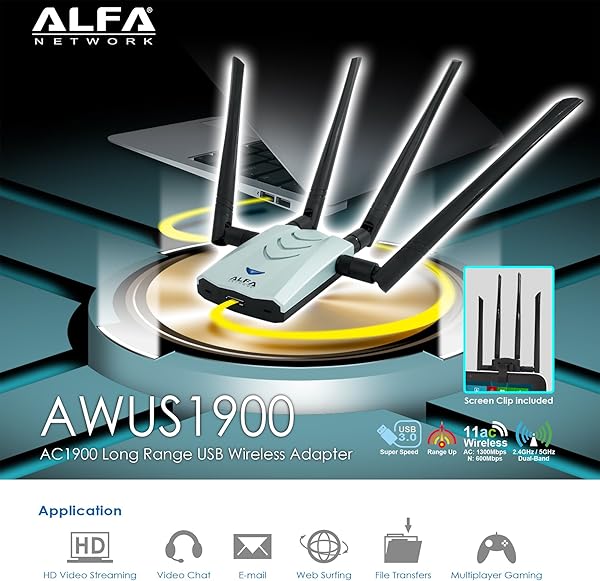 Alfa Network AWUS1900 802 11ac Ultra speed USB adapter