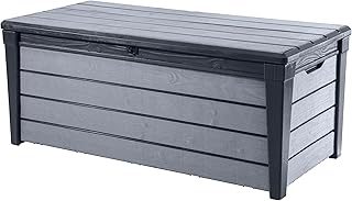 Keter Universal Storage Brushwood Box 455 Litres, Anthracite/Grey