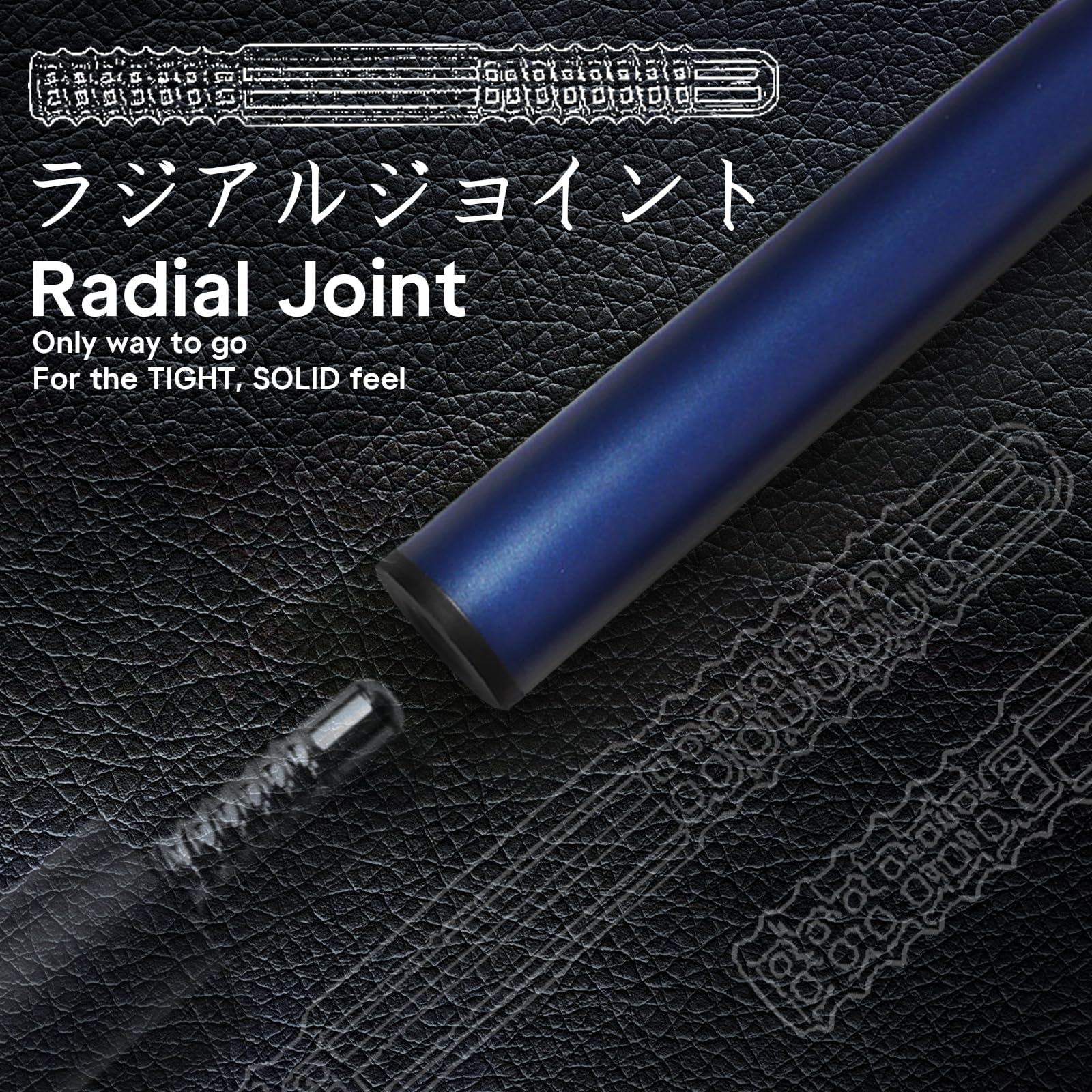 T700カーボンファイバー ビリヤードキューシャフト 737mm 29インチ 11.8mm 12.5mm 豚皮タップ 低偏向 ステンレス製ラジアルジョイント（8山）ブラック先角・ホワイトパッド 交換用カーボンシャフト（グレー／マゼンタ／パープル／ブルー／グリーン）
