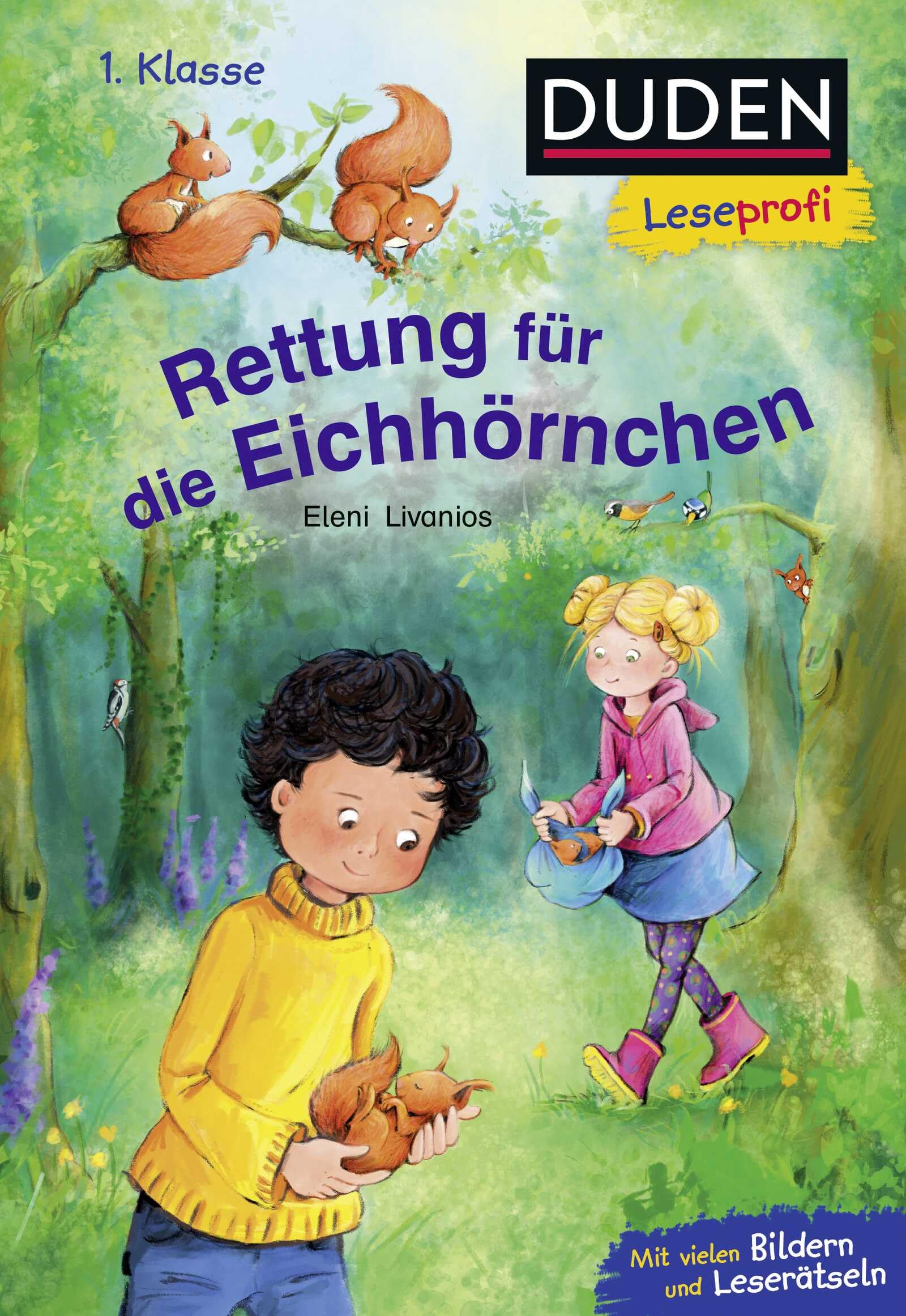 Duden Leseprofi - Rettung für die Eichhörnchen, 1. Klasse: Kinderbuch für Leseanfänger und Erstleser ab 6 Jahren