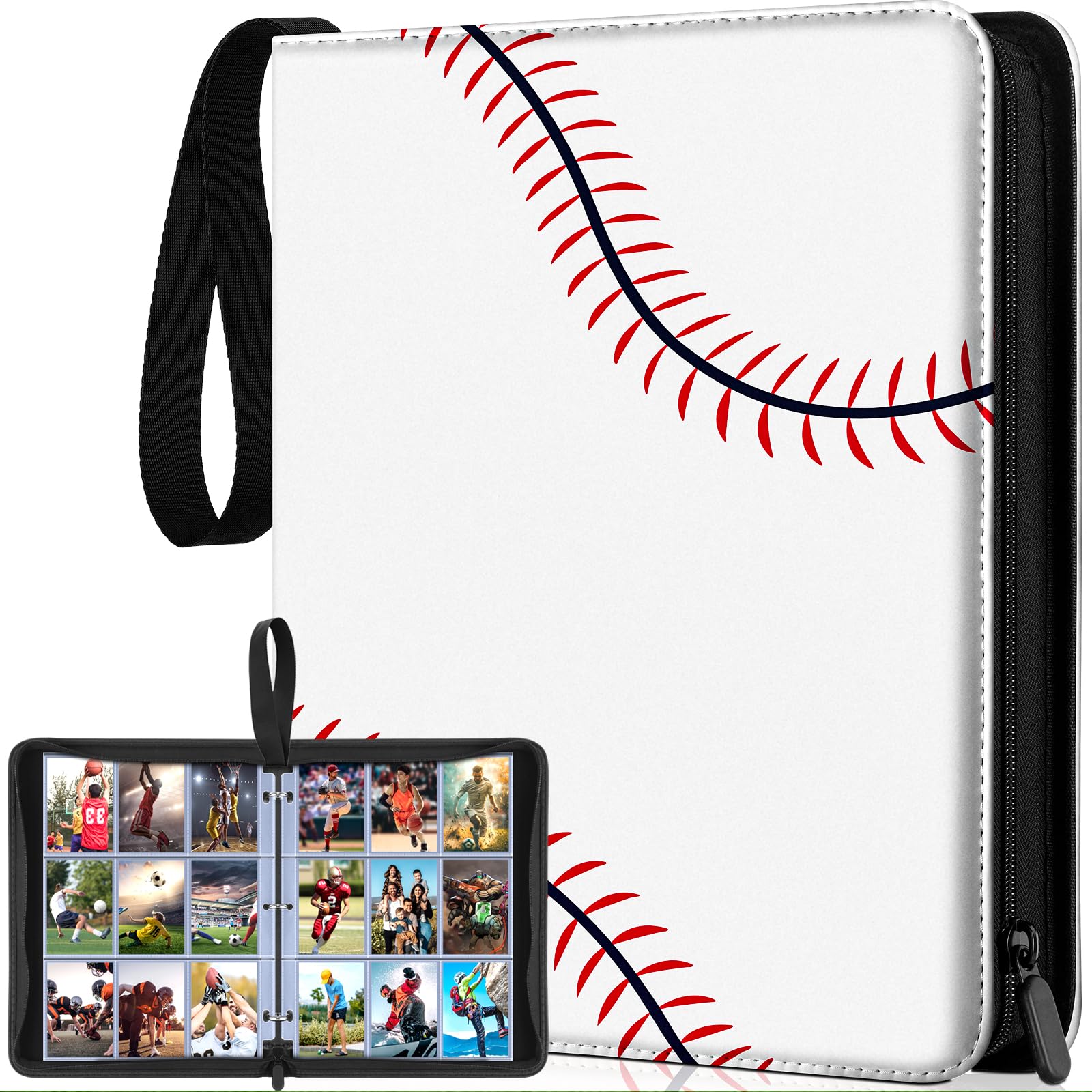 baseball card 9 pocket sleeves Amazon.com: POKONBOY 9 Pocket Baseball Card Binder for 900 Cards, Trading  Card Binder Collection Album Holder with Sleeves for Football Sports Games  Cards : Toys & Games