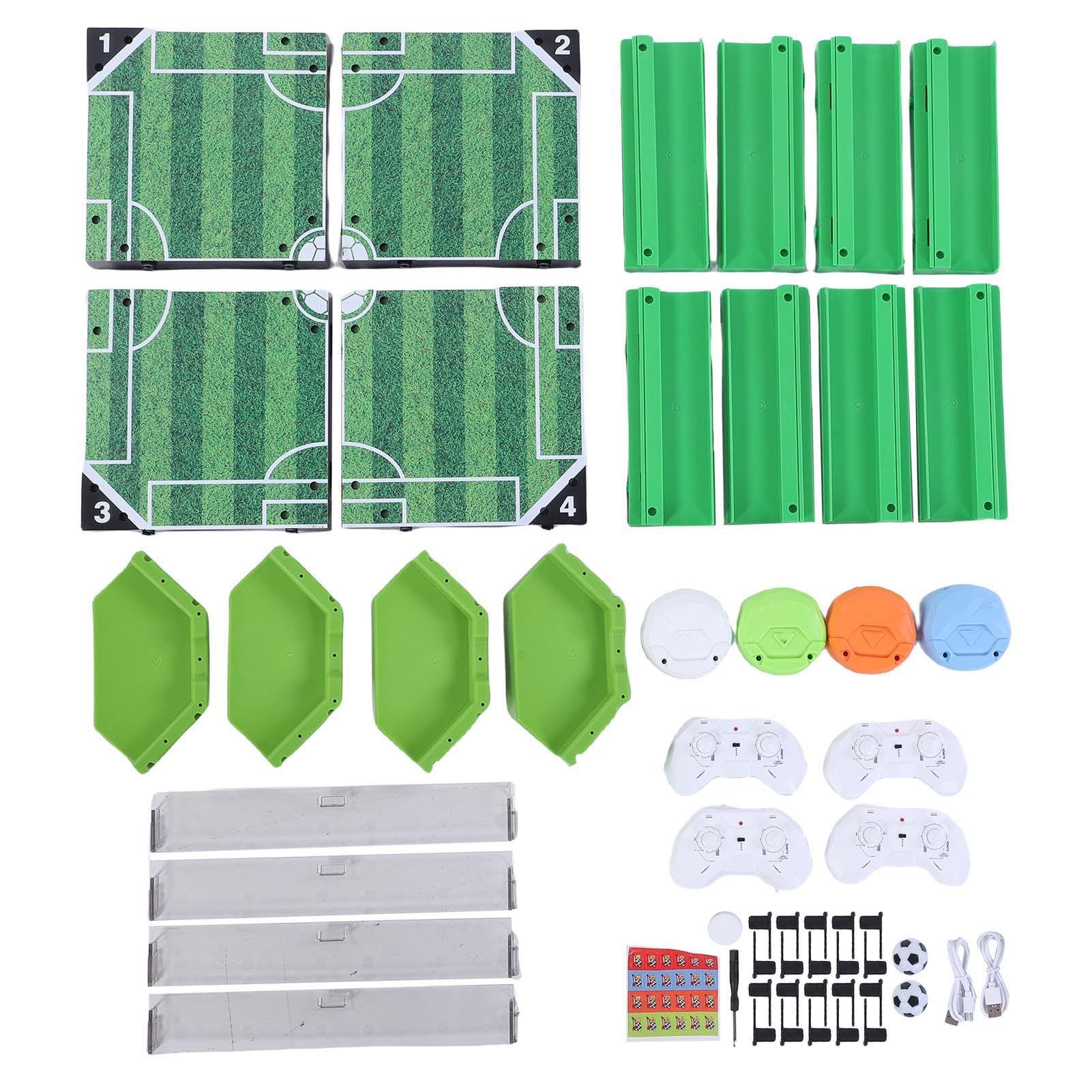 Chrees Fußball-Brettspiel, Ferngesteuertes Tischfußballspiel, Desktop-Fußball-Brettspiel mit 2 AA-Batterien für eine Einzelne Fernbedienung, für Spielzimmer, Heimparty
