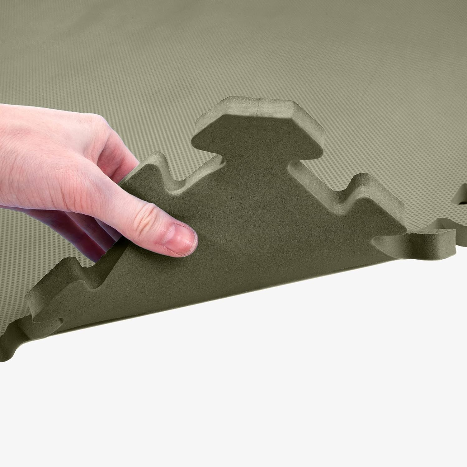 Flooring Inc's 5/8" Premium Soft Foam Gym Mat, High-Density Gym Flooring for Home Gym, Interlocking Foam Tiles for Home Gym, Playroom & More