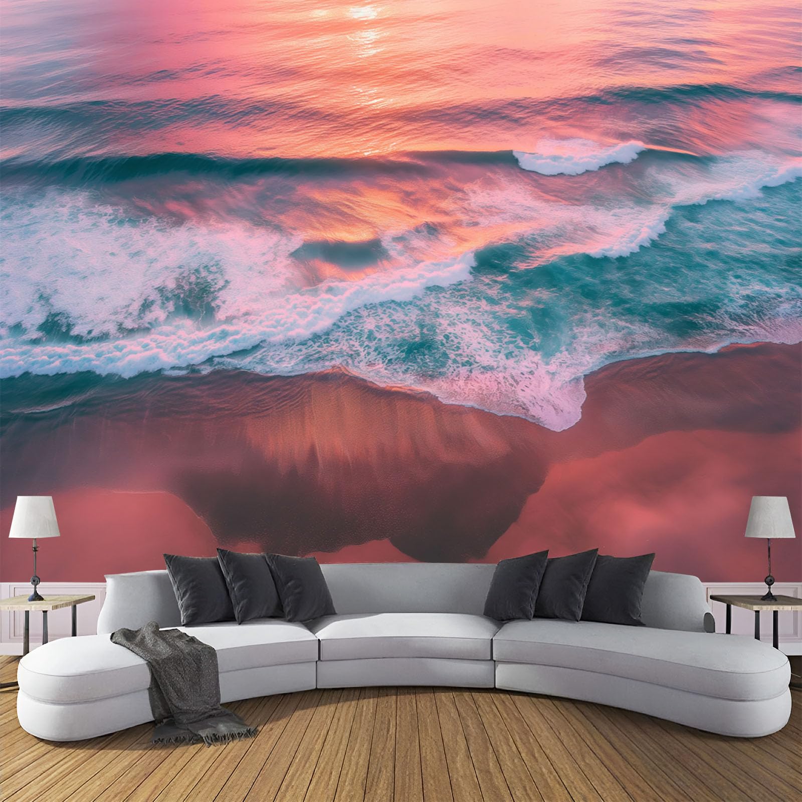 Papier Peint Panoramique Plage Grand Poster Mural Salon 400x280