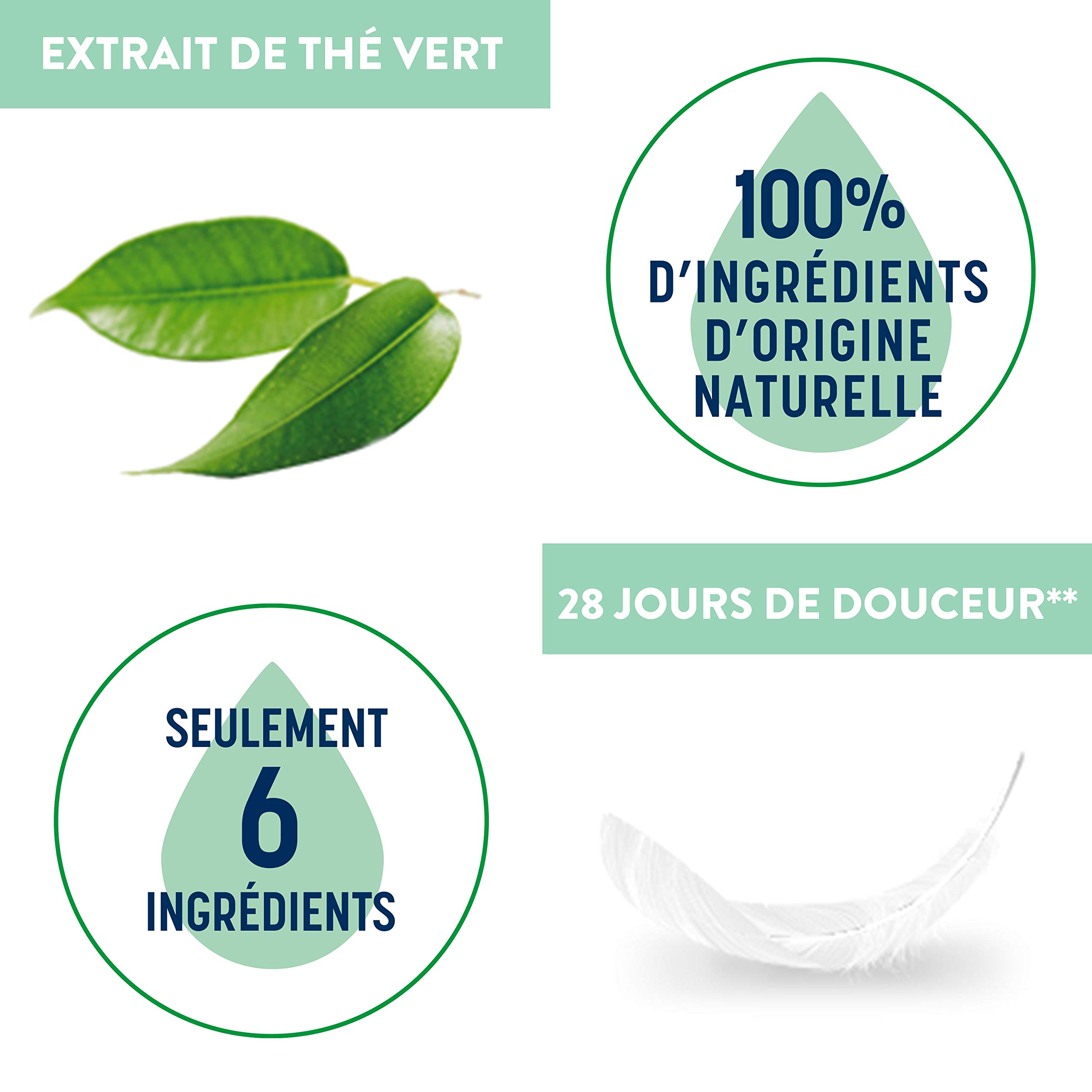 Veet Minima Zucchero Cera - 100% Ingredienti di origine naturale per una morbidezza duratura - Tè verde (2 pezzi)