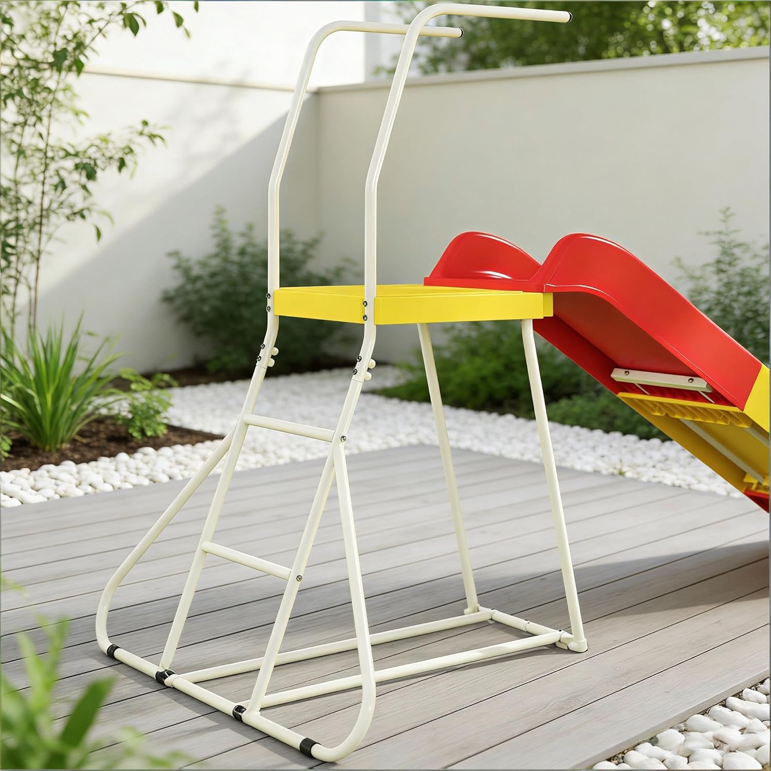 Metal Freestanding Playground Equipment, Kids Slide