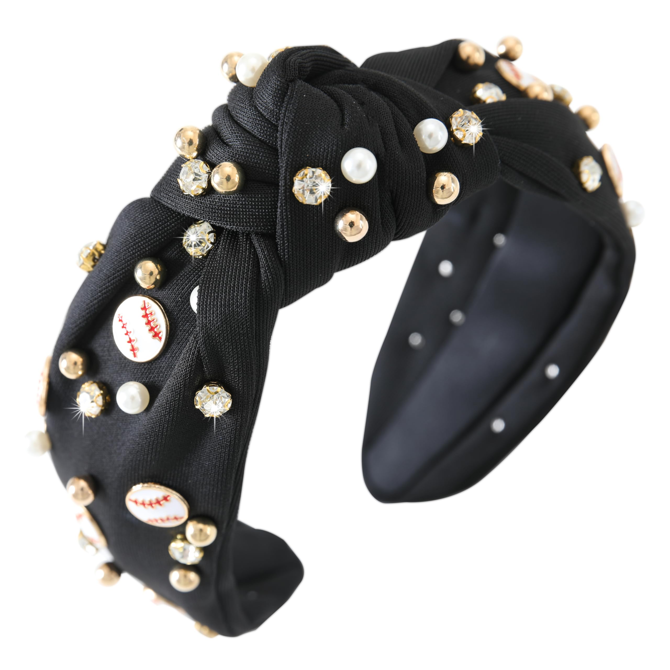 Amazon.com : Gmmidea Baseball Headbands for Women Pearl 