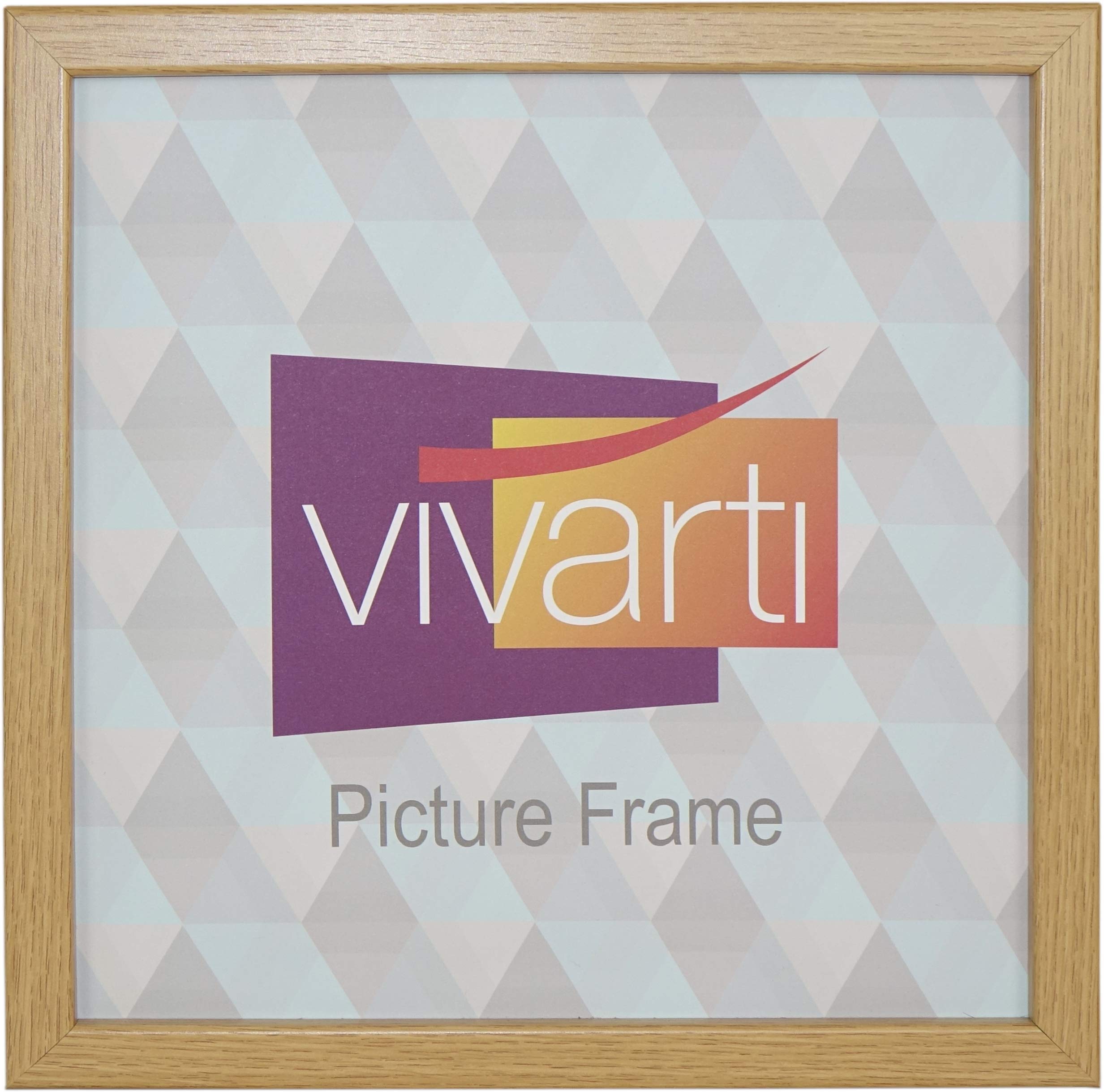 Vivarti Thin Oak Box Picture Photo Frame 60 x 60 cm