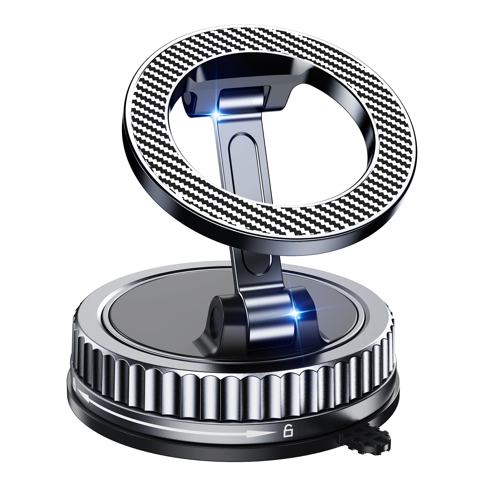 Car Phone Holder for Magsafe [2026 89+LBS Suction & 3700gf Magnetic] 360° Adjustable Cell Phone car Mount, Phone Holders for Your Car Accessories for iPhone 17 16 15 14 13 12 Pro Plus Max Air Model-A
