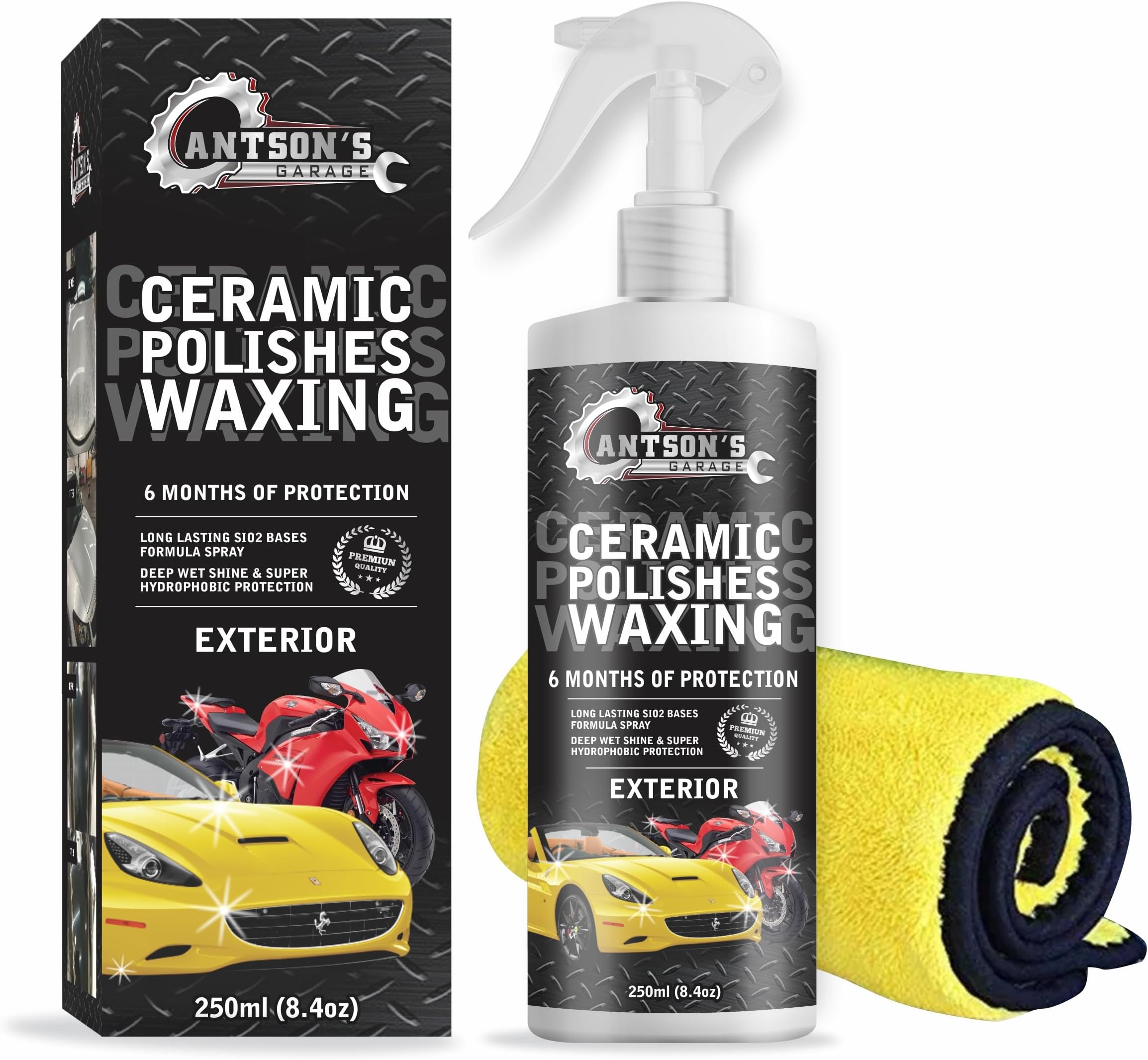 ShineXPro DIY Ceramic Coating for Car Comes With Car Shampoo