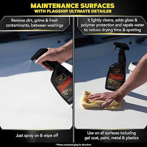 Miniatura 5 de Meguiar's Caja esencial para el propietario del barco - Kit de limpieza de barco con productos prémium de grado marino para tu barco o RV