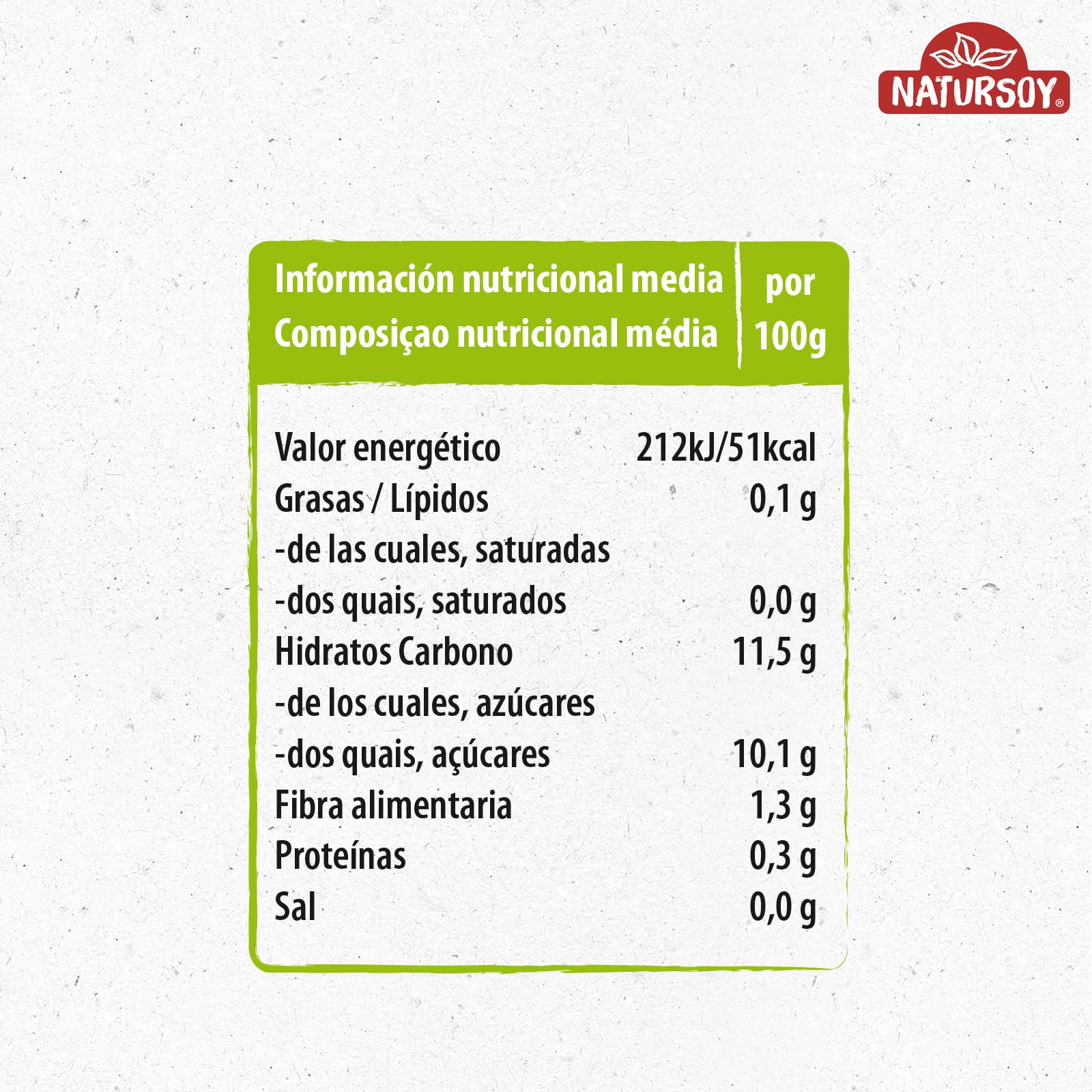 Natursoy Compota de Manzana BIO Ecológico, 720 ml