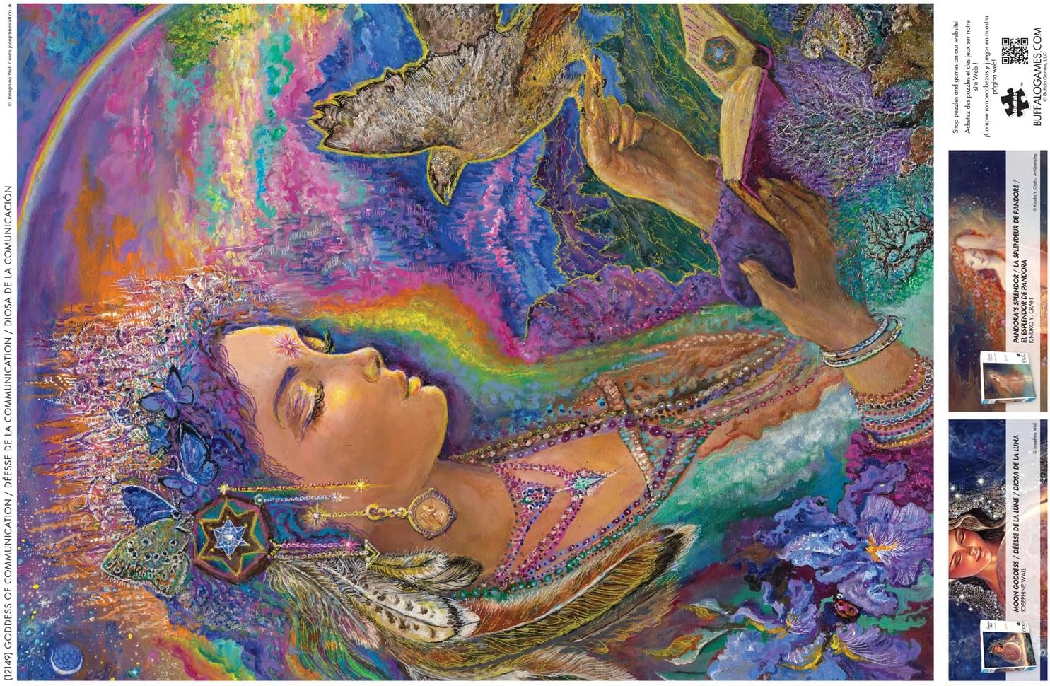Buffalo Games - Josephine Wall - Goddess of Communication - 1000 Piece Jigsaw Puzzle for Adults - Challenging Puzzle Perfect for Game Nights - Finished Size is 26.75 x 19.75