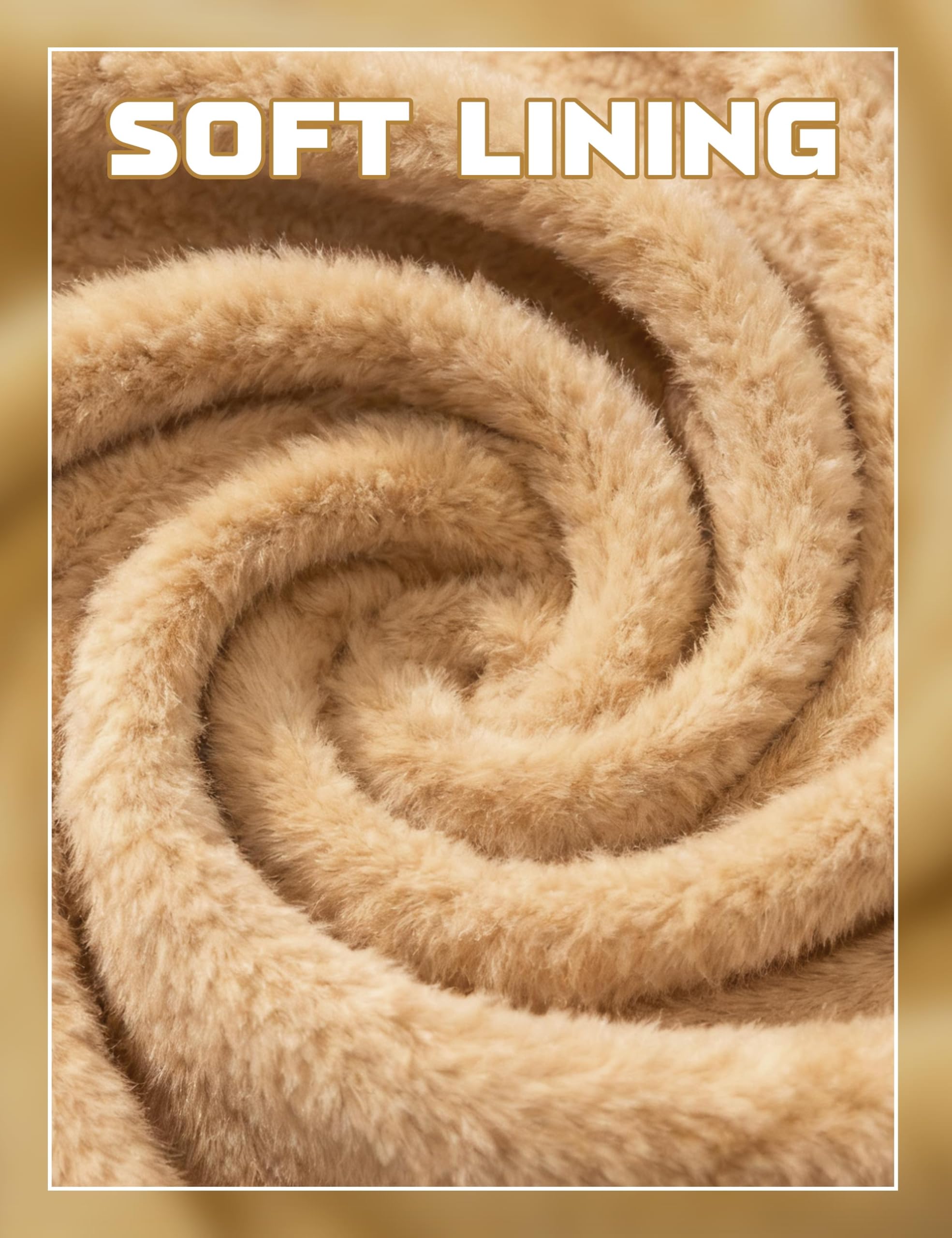 MAGNIVIT Men's Cotton Cargo Jacket Winter Sherpa Fleece Lined Work Jacket Coats with 5 Pockets