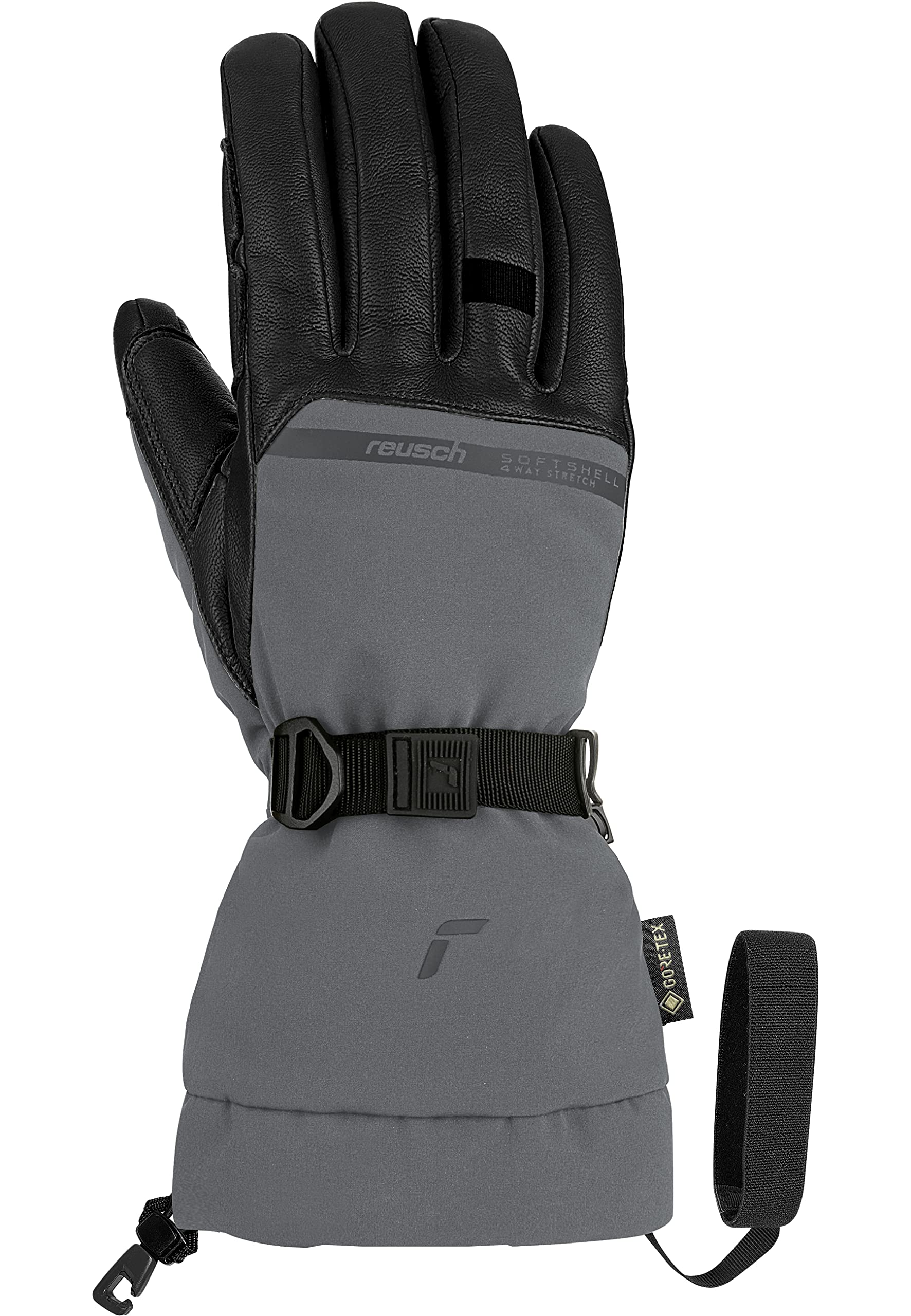 Reusch Discovery Gore-Tex Touch-Tec™ with Wrist Strap, Snow Guard and Waterproof Membrane, Pleasantly Warm ski Gloves, Snow Gloves, Moisture-regulating and Touch Screen