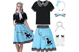 Z-Shop Girls' Poodle Skirt