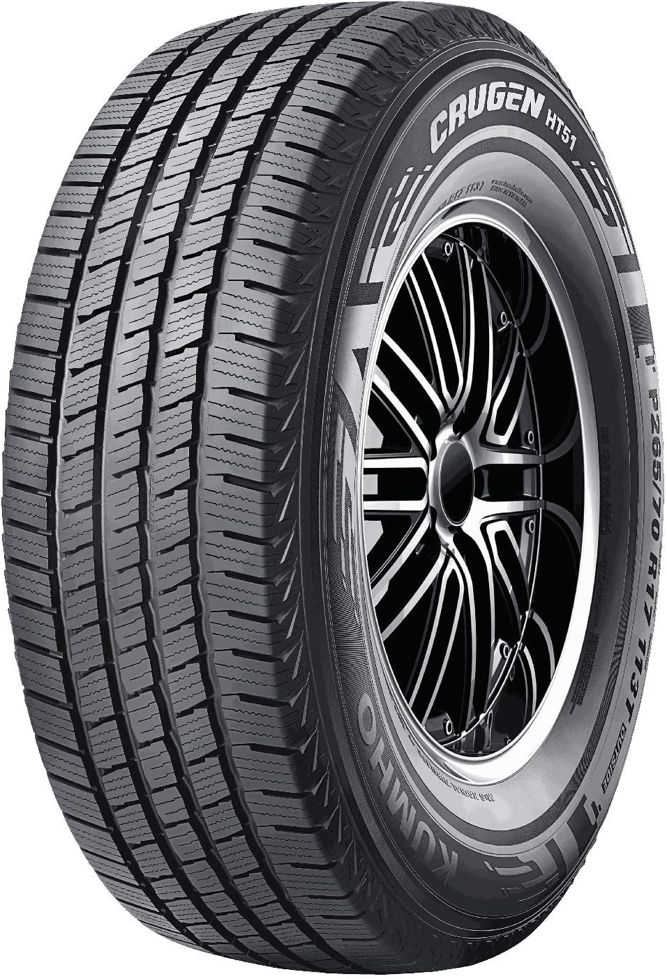 Kumho Crugen HT51 All-Season Tire - LT225/75R16 10-ply
