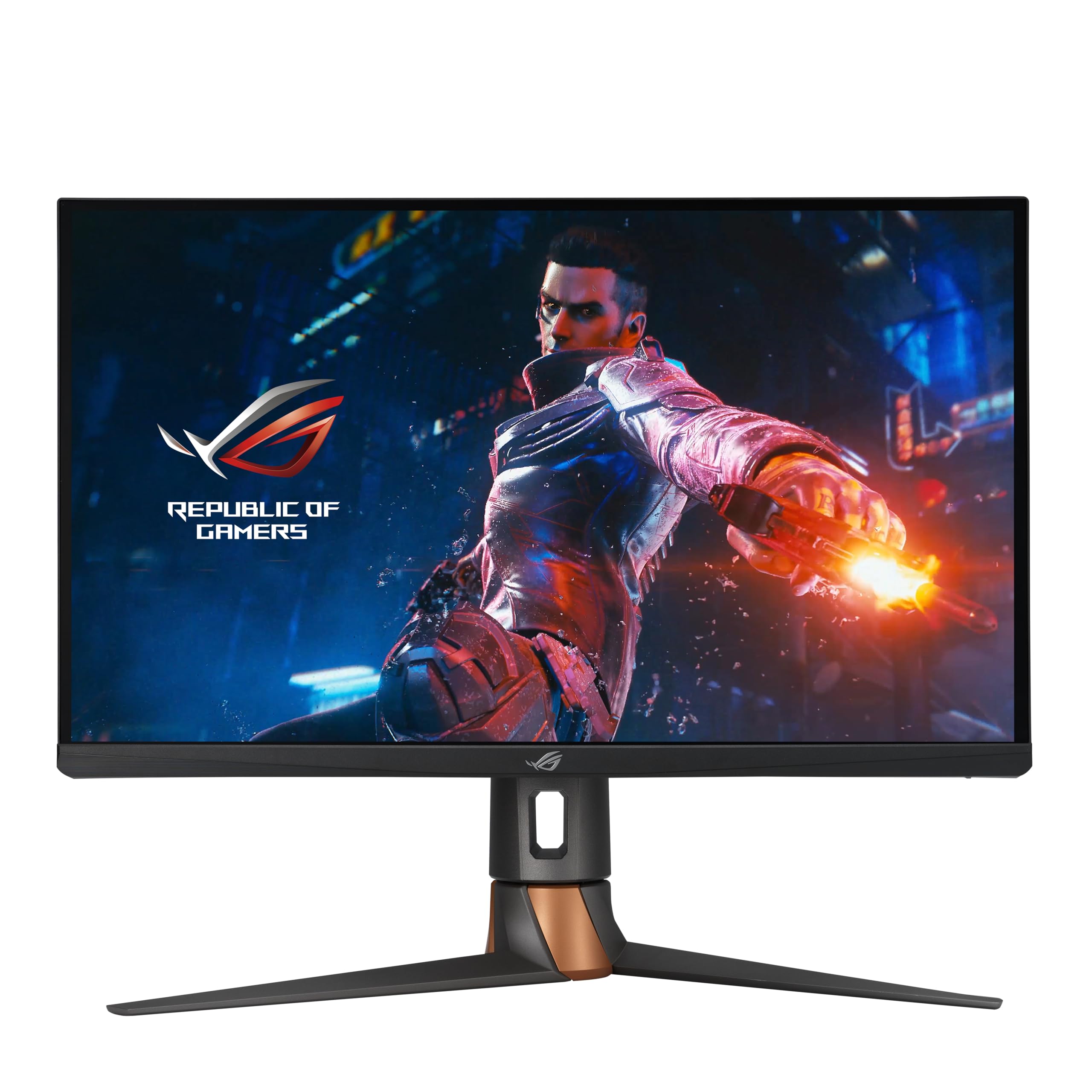 ASUSROG Swift 360Hz PG27AQN NVIDIA G-SYNC esports Gaming Monitor – 27‑inch QHD (2560 x 1440), NVIDIA Reflex Analyzer, Ultrafast IPS, esports dual-mode, 1 ms (GTG), DisplayHDR 600