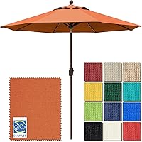 Vista 11 de EliteShade Paraguas de mercado para patio, sombrilla de mesa al aire libre con ventilación y 10 años que no se decolora