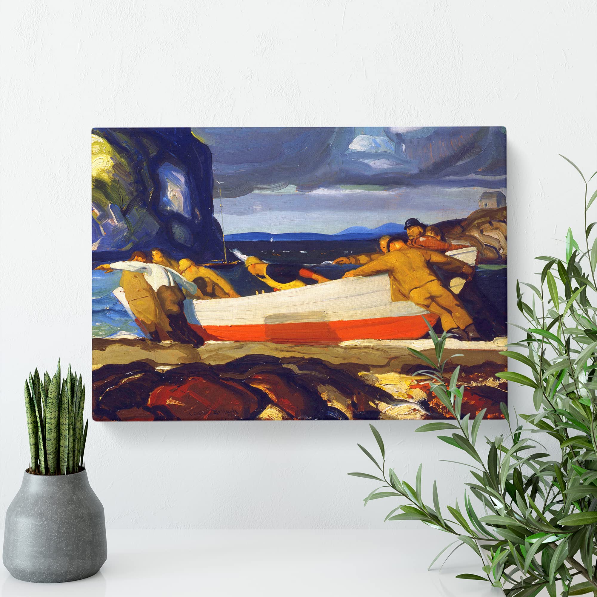 The Big Dory By George Bellows Canvas Print, Mixed, 25L x 50W cm - Image 2