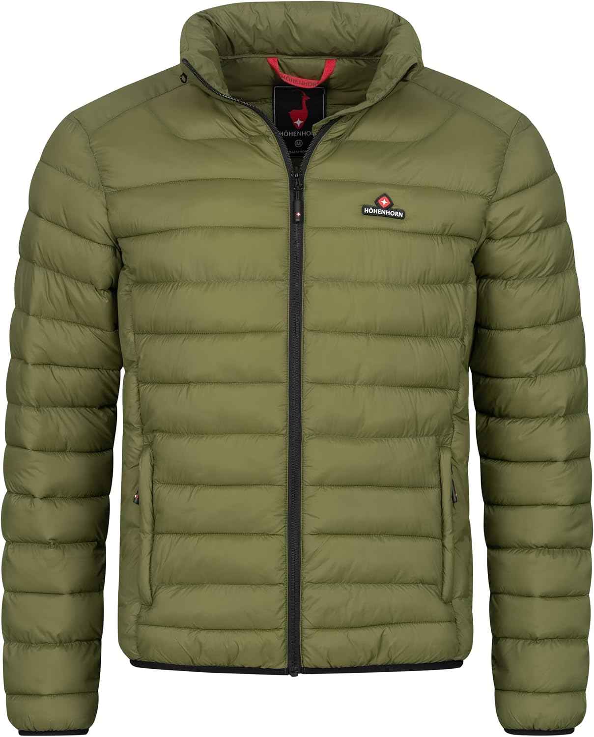 Hhenhorn Balmhorn Men's Jacket, Quilted Between-Seasons Jacket, with Hood S Green