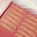 Confetti! 51Pcs Snitch Wings Chocolate Decor Harry P Wizard Party Chocolate Decoration Hollowed Wings Wafer Cupcake Toppers with Glue Point for Them Party Decor Supplies gallery image