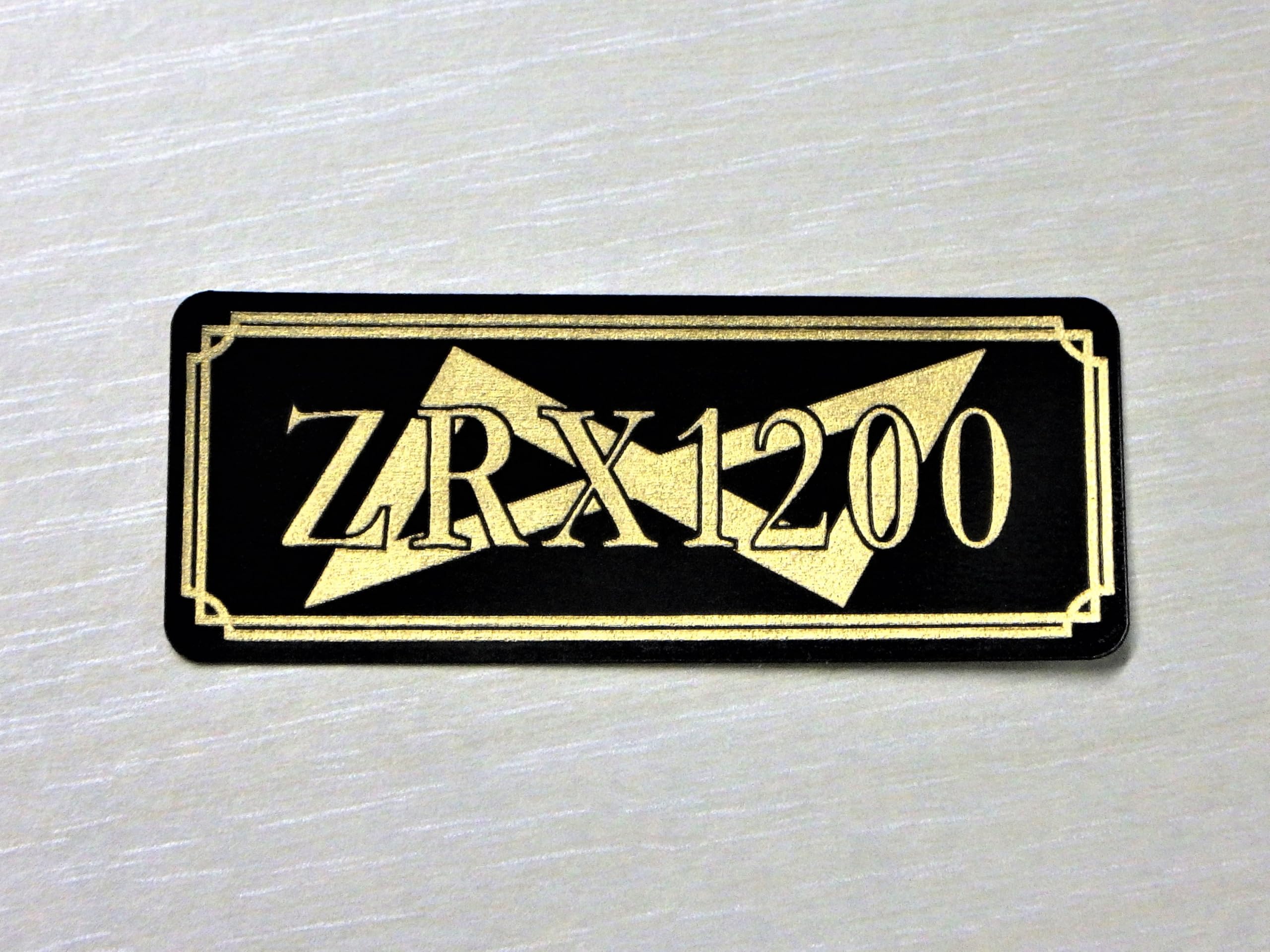Amazon | QE-41-3 ZRX1200DAEG 黒/金 オリジナルステッカー ZRX1200