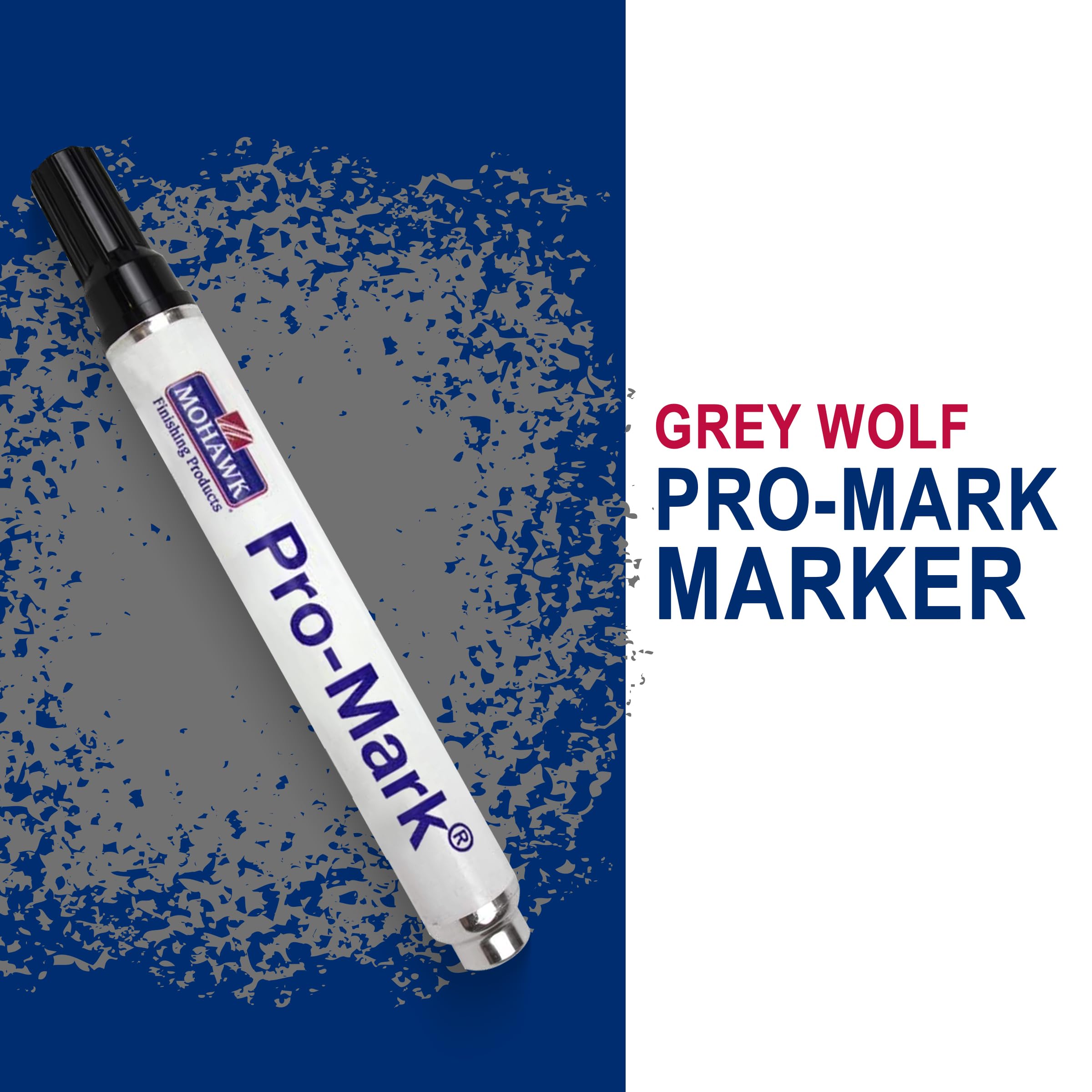 Mohawk Finishing Products Pro-Mark Capillary Marker, Grey Wolf KMC M267-0033, 1 Count