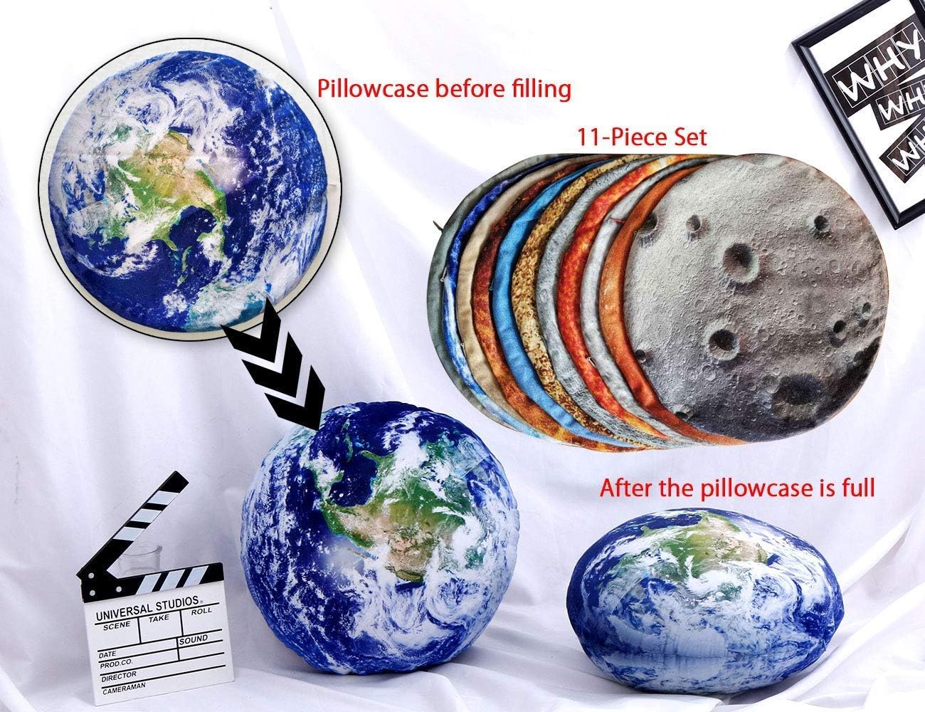 Limited Discount 11 Piece Set Space Decor Planet Throw Pillow Covers Solar System Universe Planet Image Decorative Cushion Cover 15X15'' Round Pillow Case Kids Room Decoration Pillows Covers Best Cyber Deals 🔥 11 Piece Set Space Decor Planet Throw Pillow Covers Solar System Universe Planet Image Decorative Cushion Cover 15X15'' Round Pillow Case Kids Room Decoration Pillows Covers